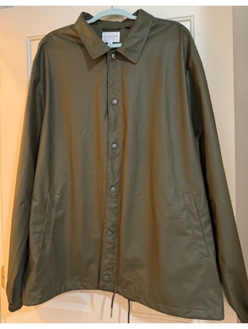 Five Four Los Angeles Jacket Men's Abberton Toka Light Weight Army Green 3XL